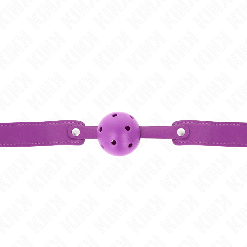 KINK - BOLA RESPIRÁVEL ROXA 4,5 CMGAG 65 X 2,5 CM - Image 3