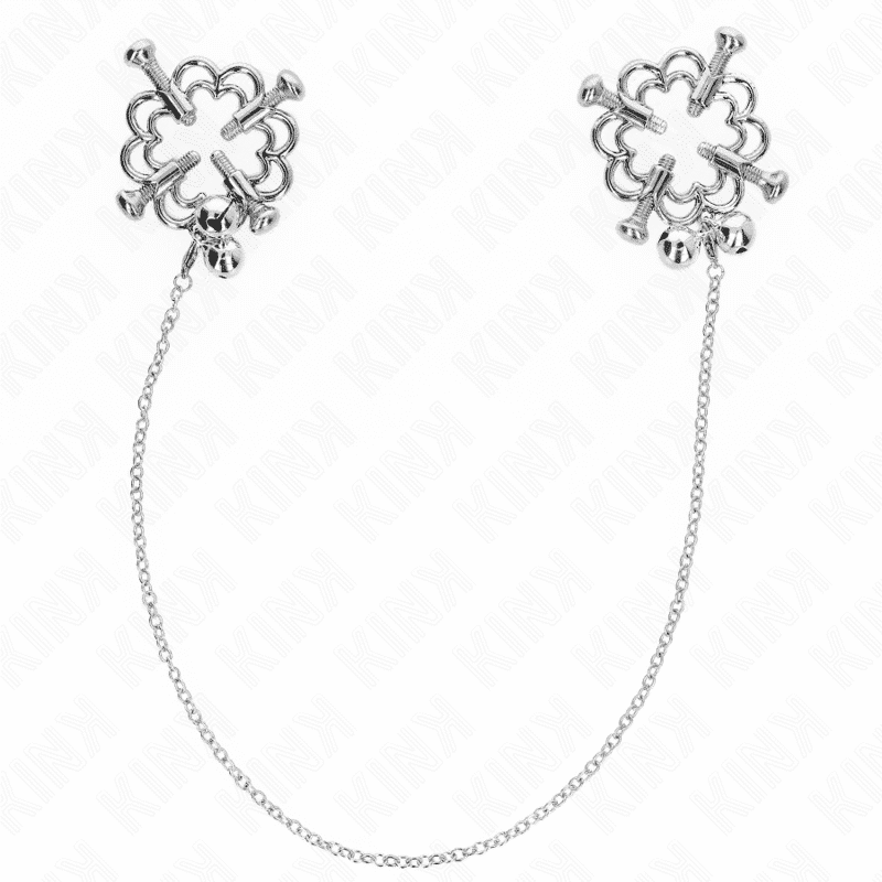 Kink - Pinças De Flor De Metal Com Corrente