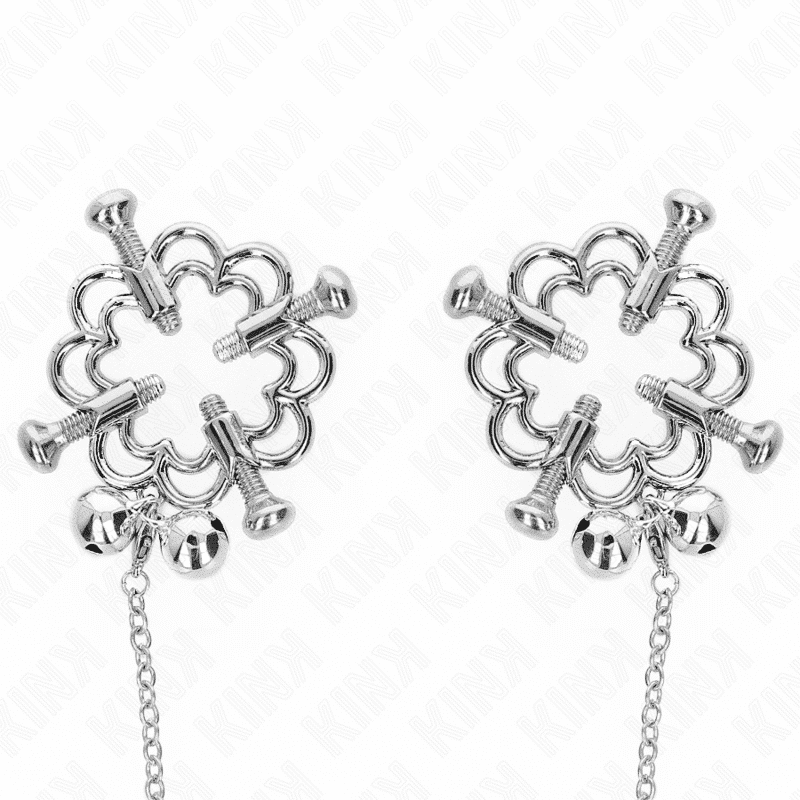 Kink - Pinças De Flor De Metal Com Corrente - Image 2
