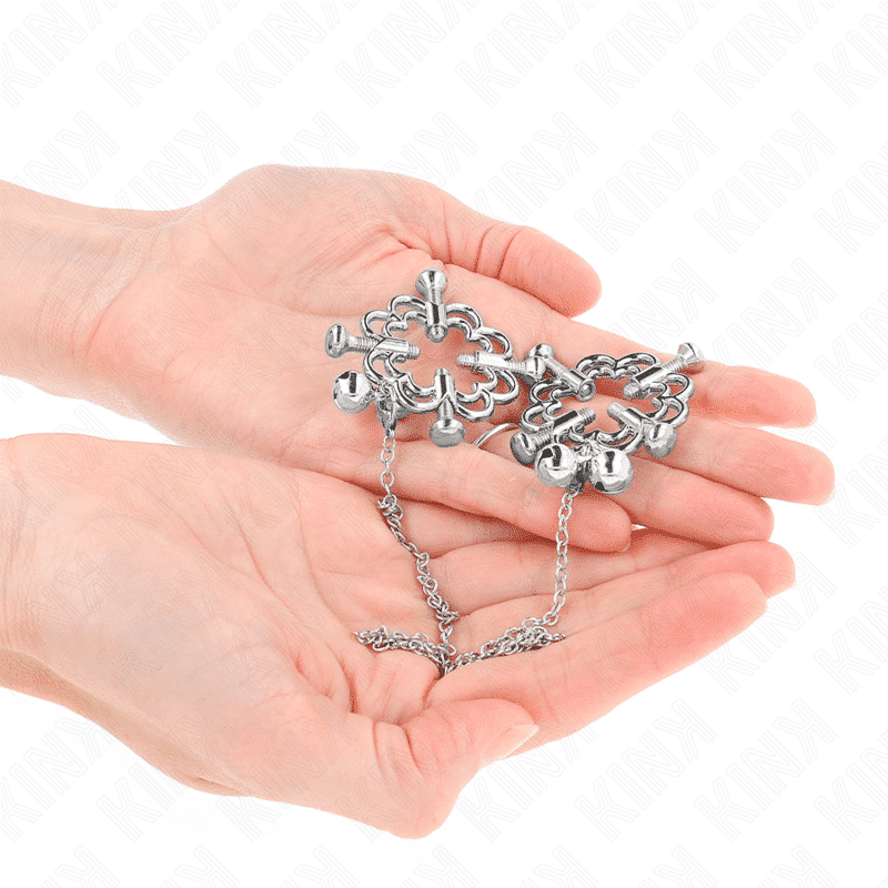Kink - Pinças De Flor De Metal Com Corrente - Image 4