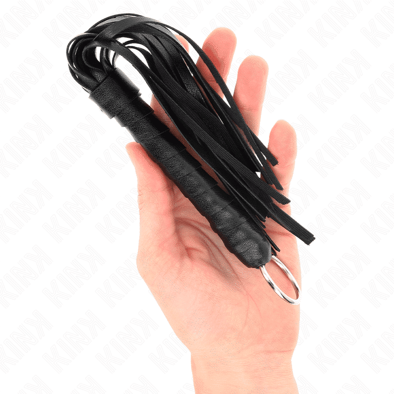 Kink - Mini Chicote Preto Simples 28 Cm - Image 2