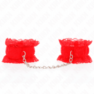 Kink - Punhos Elásticos De Renda Vermelho