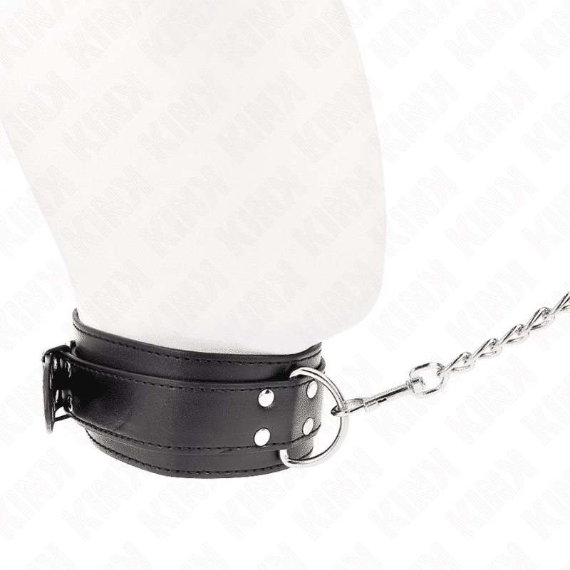 Kink - Colar Com Alça 65 Cm Fivelas Prata Ajustáveis 33-46 Cm X 5,5 Cm - Image 3
