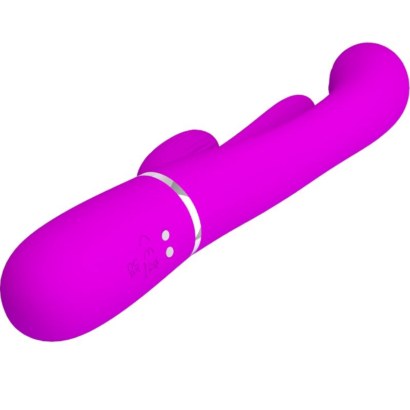 Pretty Love - Shania Triple Rabbit Vibrador Multifuncional Rosa - Image 4