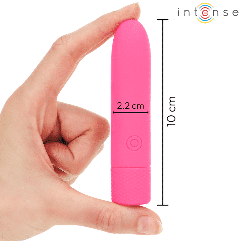 Intense - Symone Usb Recarregável Vibratória Bullet 8 Vibrações Rosa 10 X 2,2 Cm - Image 5