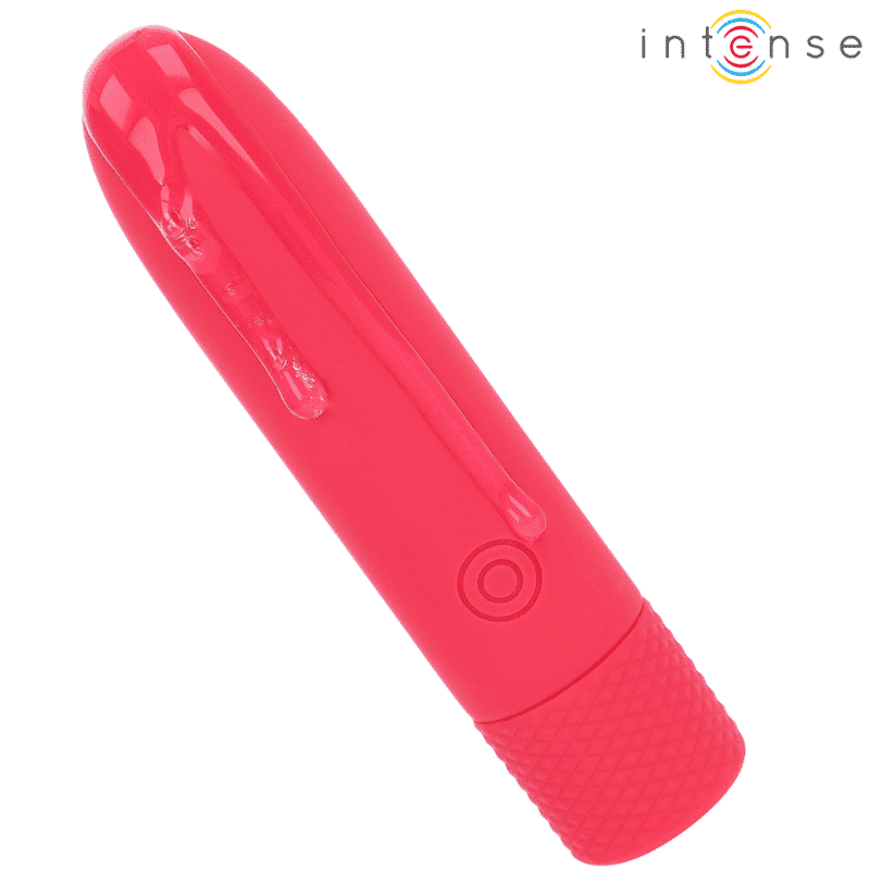 Intense - Symone Usb Recarregável Vibratória Bullet 8 Vibrações Vermelho 10 X 2,2 Cm - Image 4