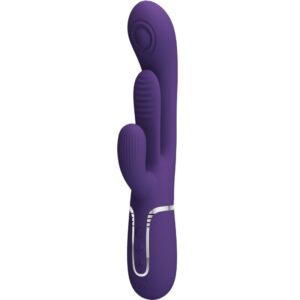 Pretty Love - Shania Triple Rabbit Vibrador Multifuncional Roxo