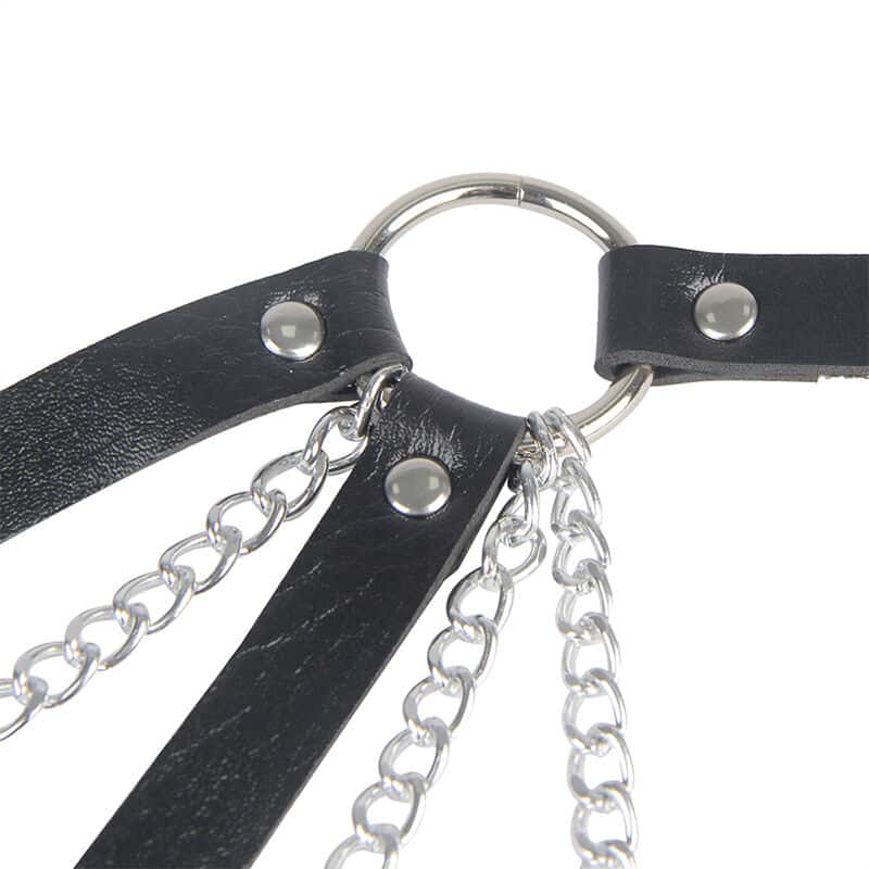 Subblime - 953713 Punk Bondage Cinto Fivela De Metal Preto Tamanho Único - Image 5