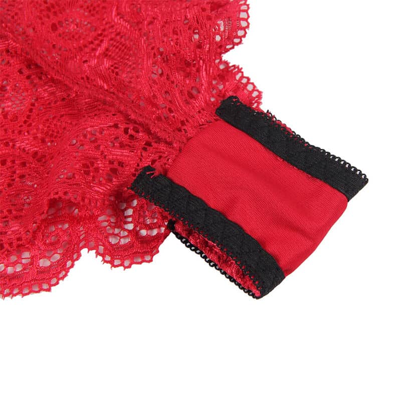Subblime - 953904 Camisola De Seda E Renda + Calcinha Vermelha L/Xl - Image 12