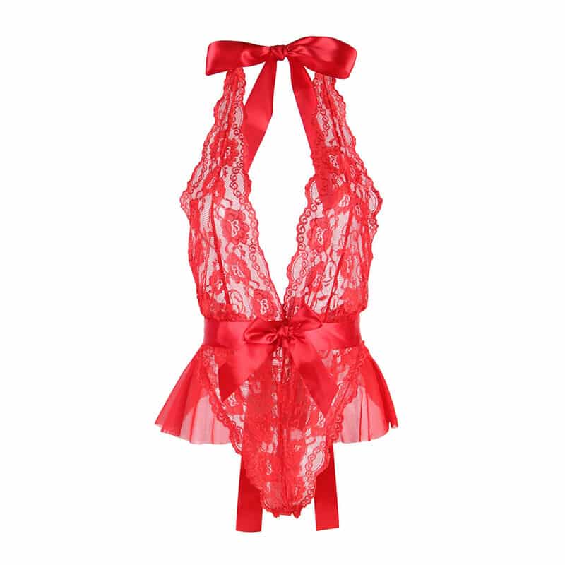 Subblime - 953980 Body Sexy Com Babados + Cinto Vermelho L/Xl - Image 5