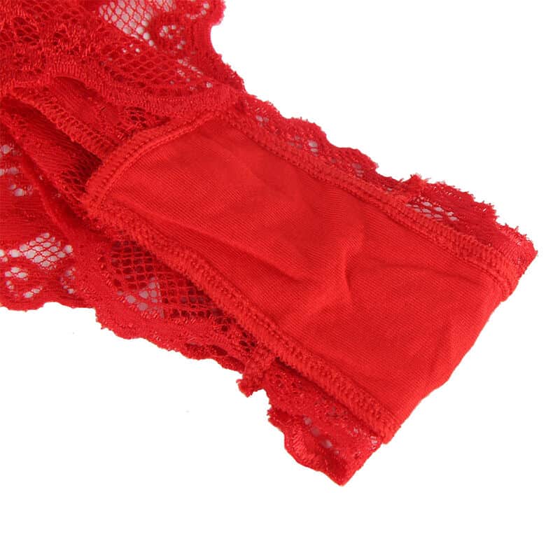 Subblime - 953980 Body Sexy Com Babados + Cinto Vermelho L/Xl - Image 6
