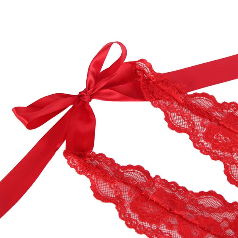 Subblime - 953980 Body Sexy Com Babados + Cinto Vermelho L/Xl - Image 7