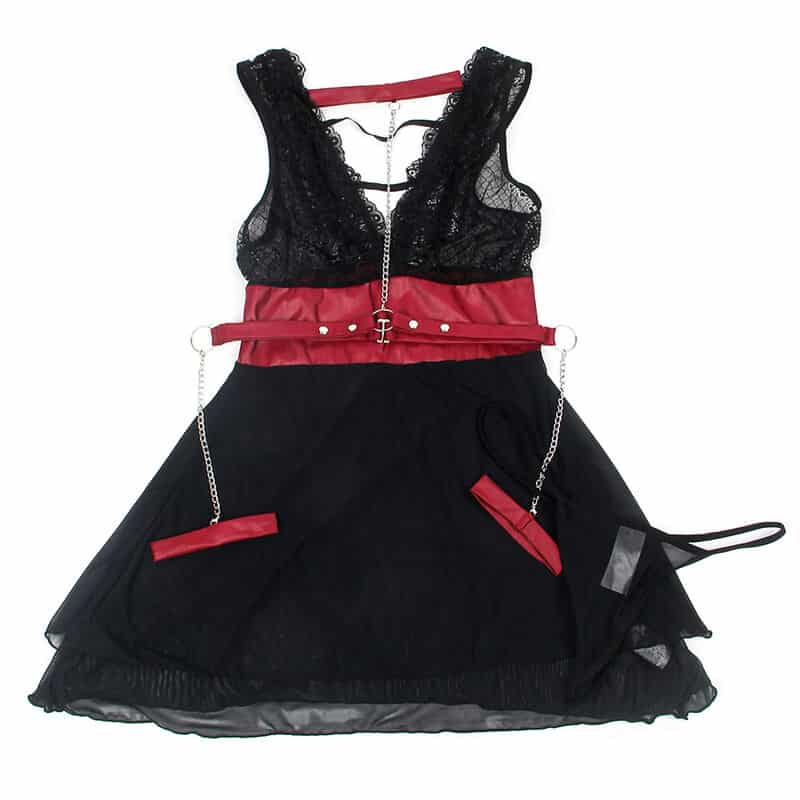 Subblime - 954420 Vestido Bondage De Renda Preto S/M - Image 7