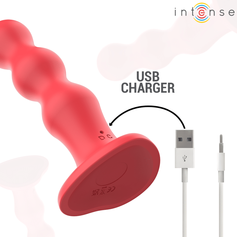 Intense - Cody Vibrador Com Ventosa Vermelho Controle Remoto - Image 6