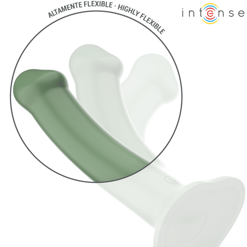 Intense - Becca Vibrador Com Ventosa 10 Vibrações Verde Controle Remoto - Image 5