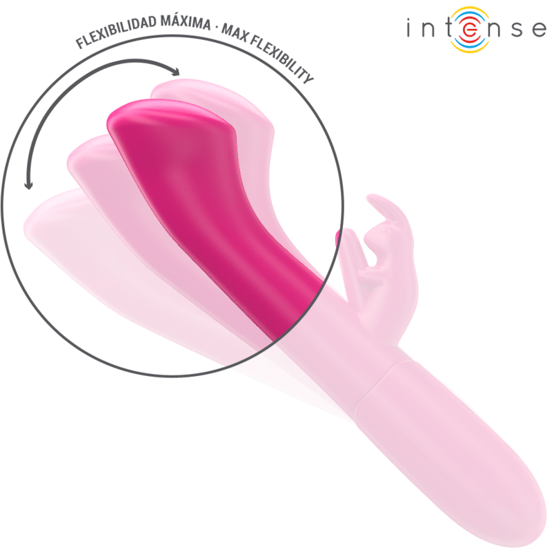 Intense - Julieta Rabbit Vibrador 18,6 Cm 10 Vibrações Rosa - Image 4