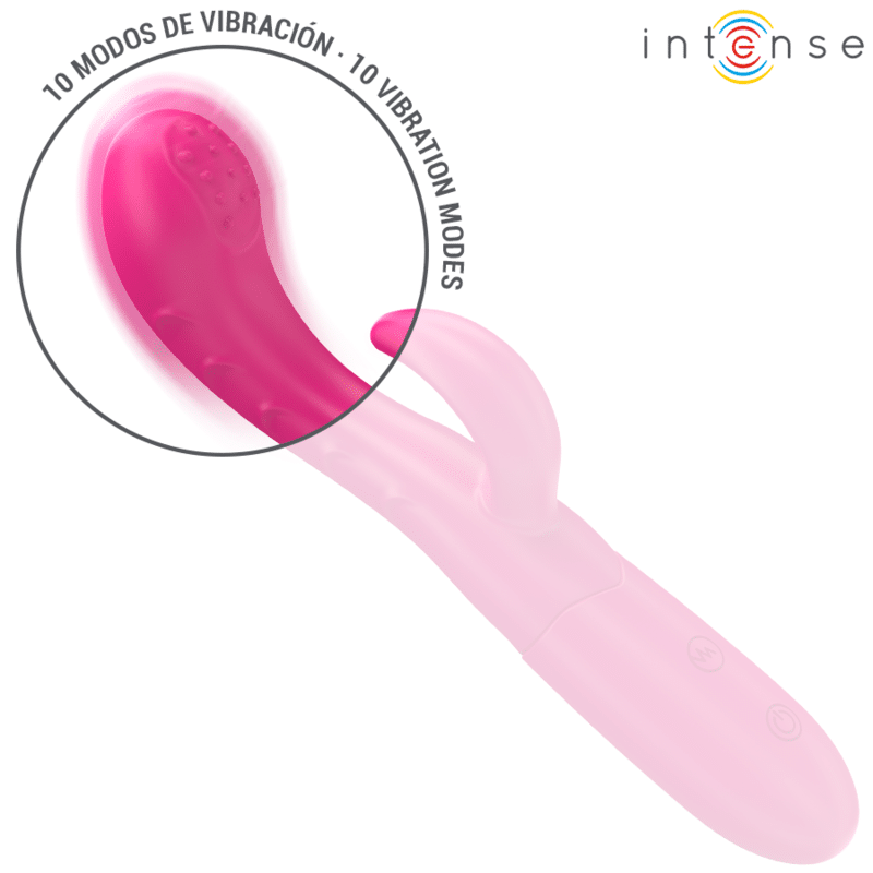 Intense - Amara Vibrador Com Língua Estimulante 10 Vibrações Rosa - Image 3