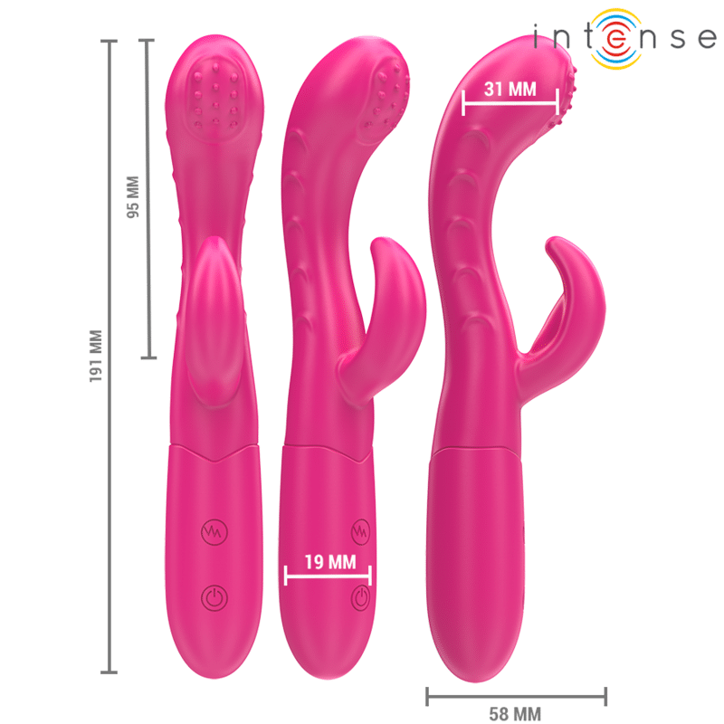 Intense - Amara Vibrador Com Língua Estimulante 10 Vibrações Rosa - Image 2