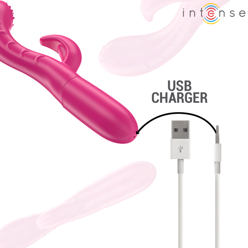 Intense - Amara Vibrador Com Língua Estimulante 10 Vibrações Rosa - Image 6