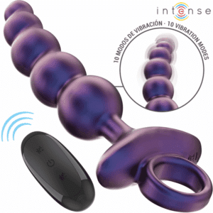 Intense - Tito Vibrador Anal Plug Modelo 3 Controle Remoto