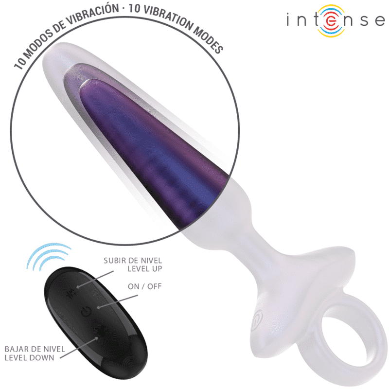 Intense - Marlon Vibrador Anal Plug Modelo 4 Controle Remoto - Image 3
