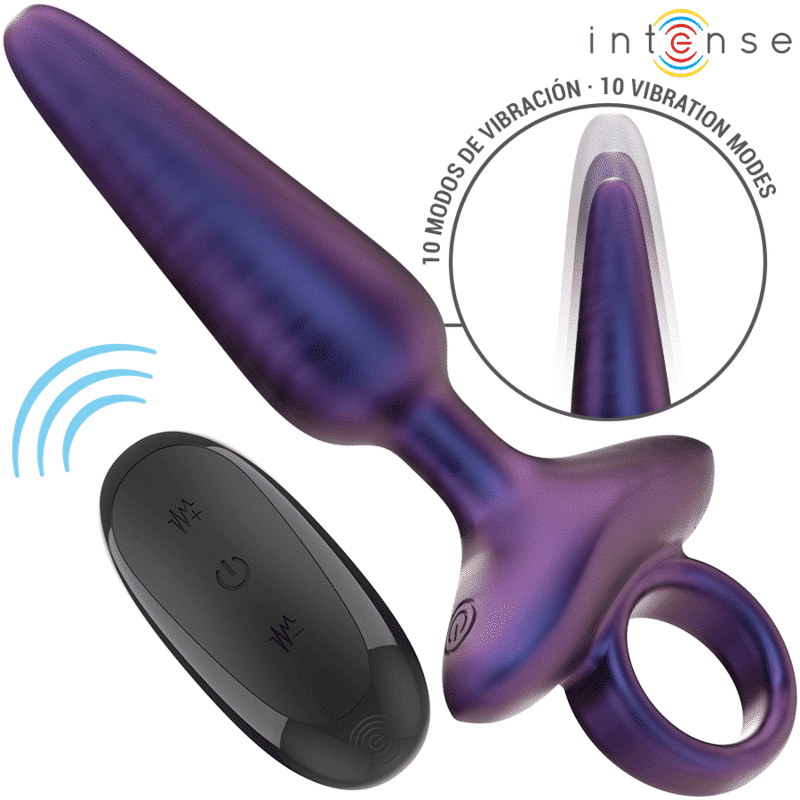 Intense - Marlon Vibrador Anal Plug Modelo 4 Controle Remoto