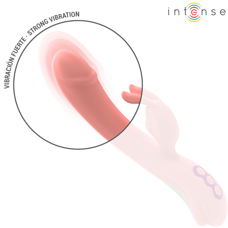 Intense - Rachel Rabbit Vibrador 5 Vibrações Rosa - Image 3