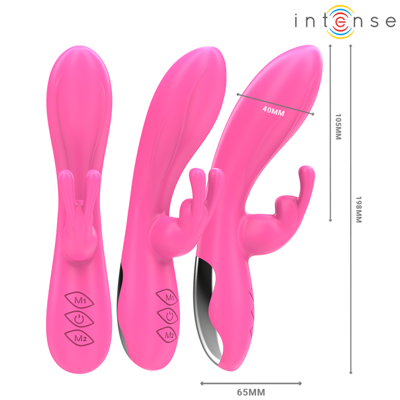 Intense - Randall Rabbit Vibrador 10 Vibrações Rosa - Image 2