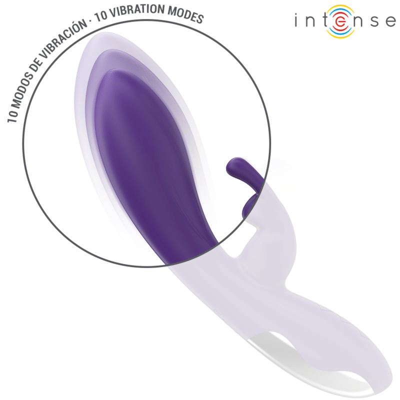 Intense - Randall Rabbit Vibrador 10 Vibrações Roxo - Image 5