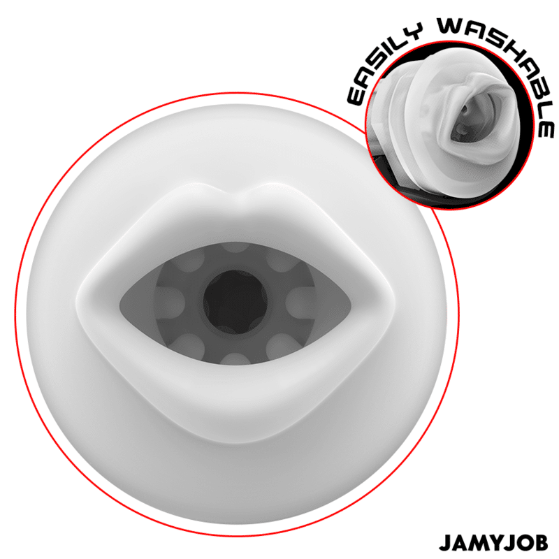 Jamyjob - Masturbador Bocal Automático Megabite 5 Modos De Sucção E Vibração - Image 6