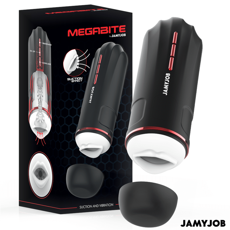 Jamyjob - Masturbador Bocal Automático Megabite 5 Modos De Sucção E Vibração