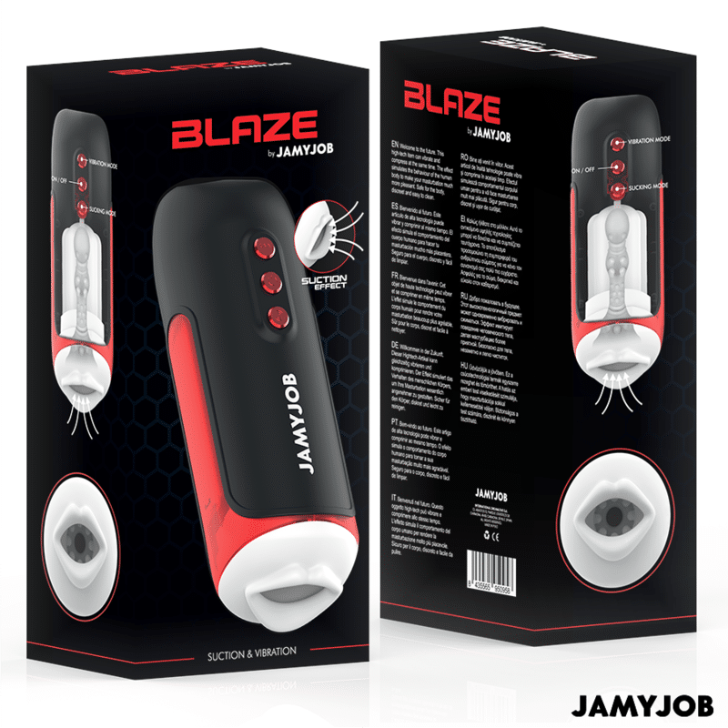 Jamyjob - Blaze Masturbador Automático De Boca 5 Modos De Sucção E Vibração - Image 8