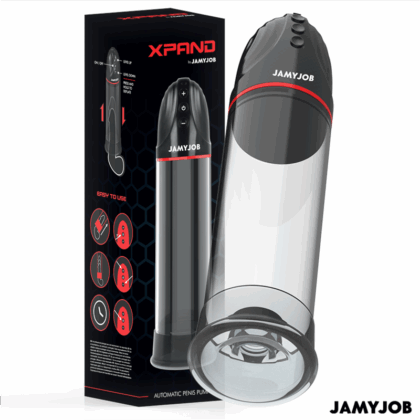Jamyjob - Bomba Automática Xpand 3 Níveis De Sucção Cinza
