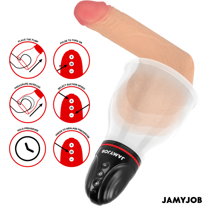 Jamyjob - Xpand Lite Bomba De Teste Automática 3 Níveis De Sucção Cinza - Image 3