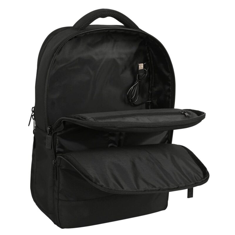 Mochila para Portátil e Tablet com Saída USB Marvel Preto - Image 3