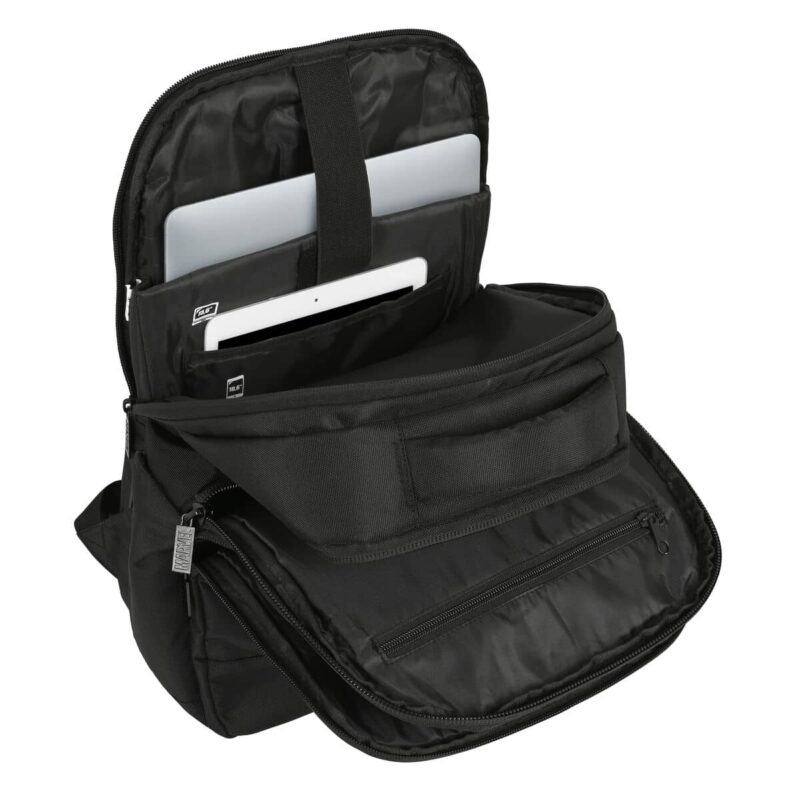 Mochila para Portátil e Tablet com Saída USB Marvel Preto - Image 4
