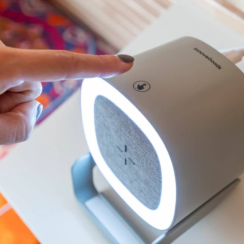 Altifalante Carregador Sem Fios com LED Souwis InnovaGoods - Image 8
