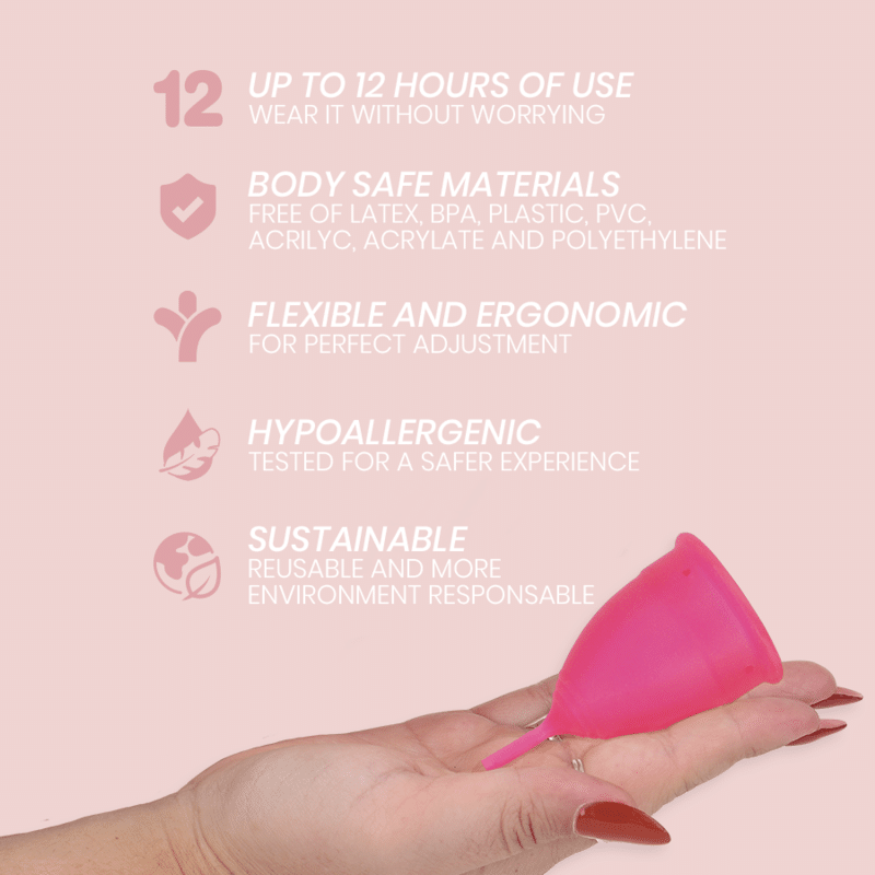 INTIMICHIC - COPO MENSTRUAL GRAU MÉDICO SILICONE - TAMANHO L - Image 6