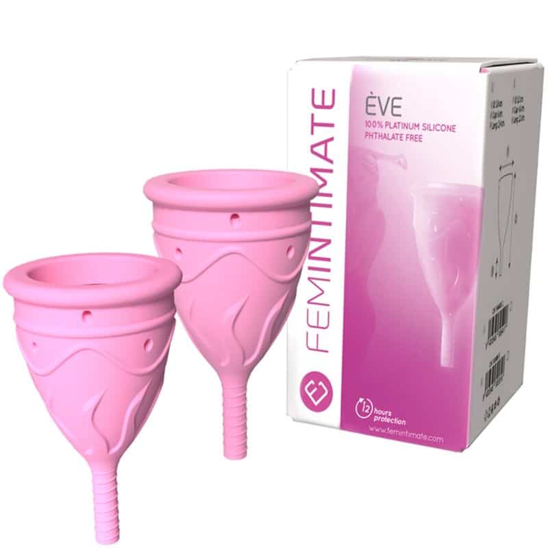 FEMINTIMATE - COPO MENSTRUAL DE SILICONE EVE - TAMANHO S - Image 6