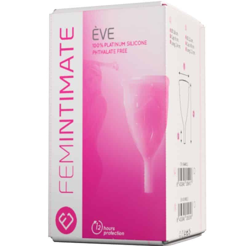FEMINTIMATE - COPO MENSTRUAL DE SILICONE EVE - TAMANHO S - Image 8