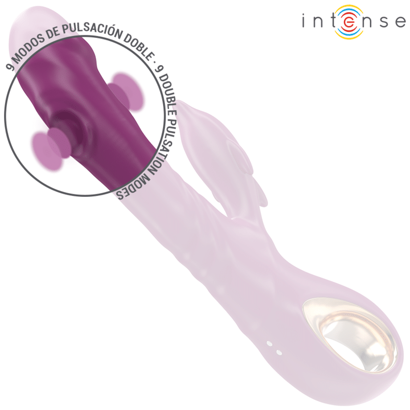 INTENSE - HALLE VIBRADOR MULTIFUNCIONAL COM LÍNGUA ESTIMULANTE DE GOLFINHOS ROXO - Image 5