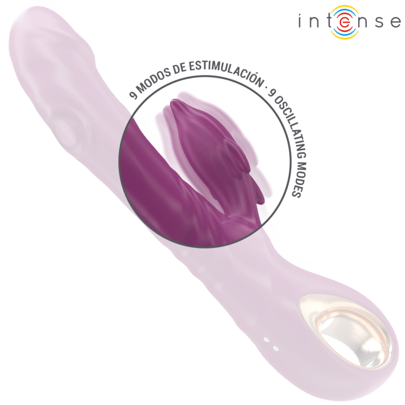 INTENSE - HALLE VIBRADOR MULTIFUNCIONAL COM LÍNGUA ESTIMULANTE DE GOLFINHOS ROXO - Image 6