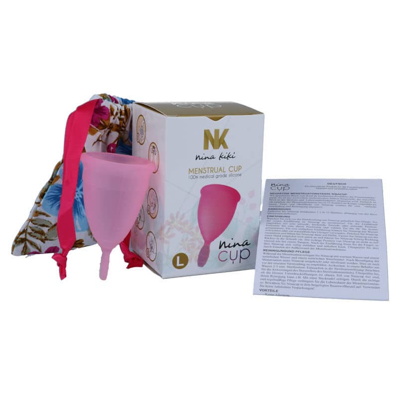 NINA KIKÍ - COPO MENSTRUAL ROSA - TAMANHO L - Image 2