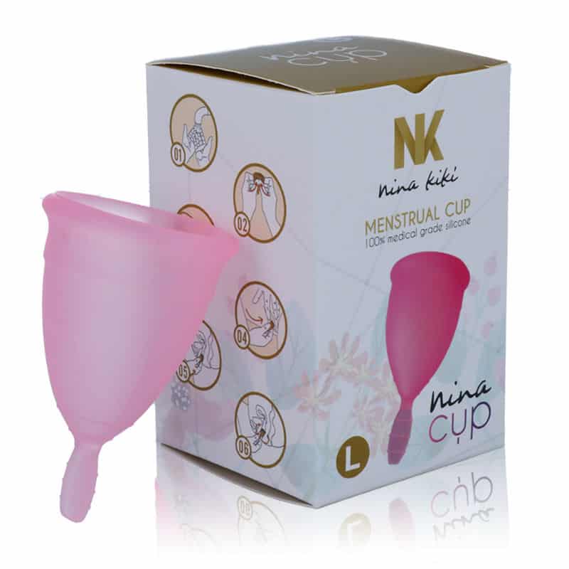 NINA KIKÍ - COPO MENSTRUAL ROSA - TAMANHO L - Image 4