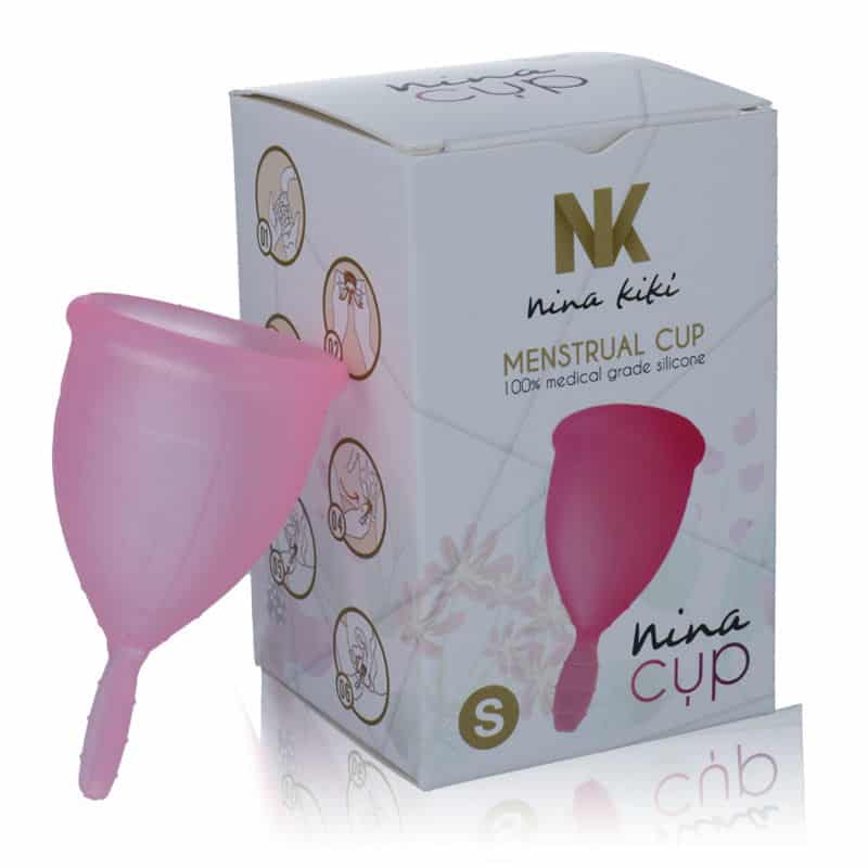 NINA KIKÍ - COPO MENSTRUAL ROSA - TAMANHO S - Image 4
