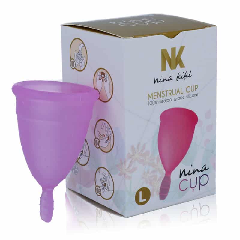 NINA KIKÍ - COPO MENSTRUAL ROXO - TAMANHO L - Image 3