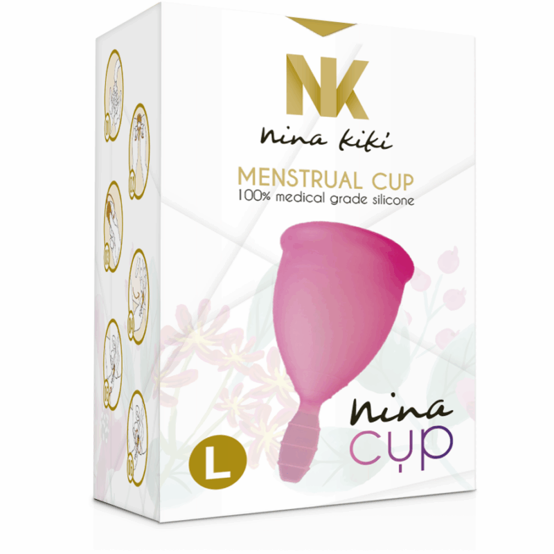 NINA KIKÍ - COPO MENSTRUAL ROSA - TAMANHO L - Image 7