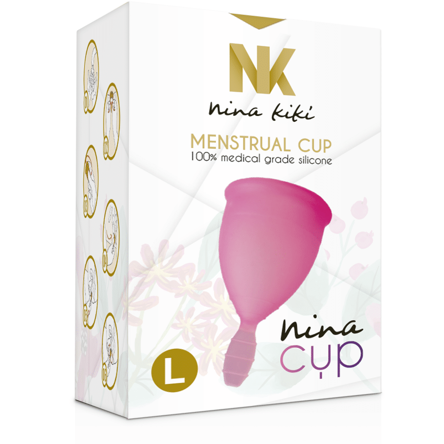 NINA KIKÍ - COPO MENSTRUAL ROSA - TAMANHO L - Image 7