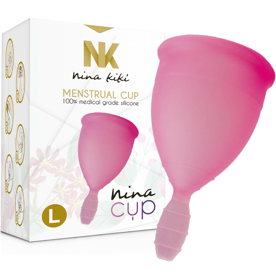NINA KIKÍ - COPO MENSTRUAL ROSA - TAMANHO L - Image 8