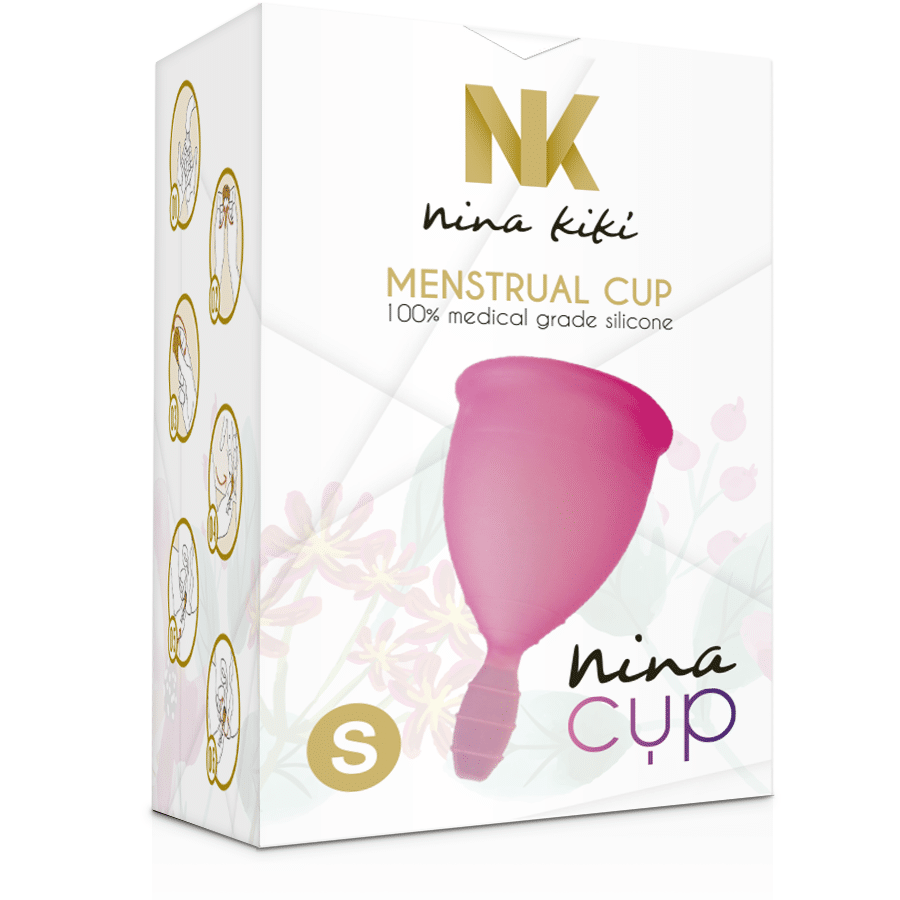 NINA KIKÍ - COPO MENSTRUAL ROSA - TAMANHO S - Image 6
